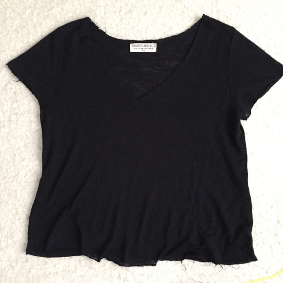 🖤 Urban Outfitters Slouchy Black Tee XS - Picture 4 of 6